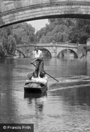 On The River Cam c.1955, Cambridge