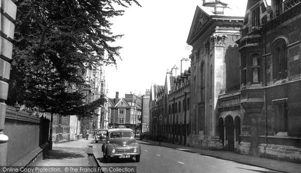 Photo of Cambridge, Pembroke College c.1955