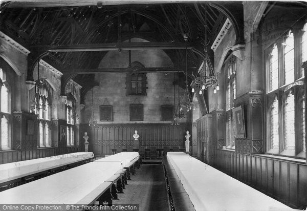 Photo of Cambridge, Pembroke College, Dining Hall 1923