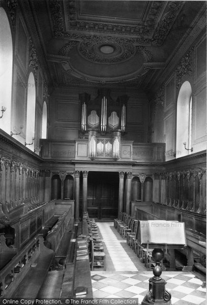 Photo of Cambridge, Pembroke College Interior 1890