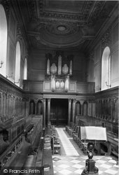 Pembroke College Interior 1890, Cambridge
