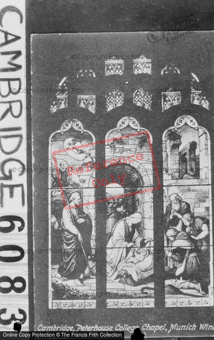 Photo of Cambridge, Peterhouse Chapel, Munich Window 1908