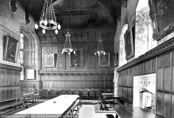 Photo Of Cambridge Peterhouse Dining Hall 1923