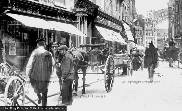 Photo of Cambridge, Petty Cury Shops 1909