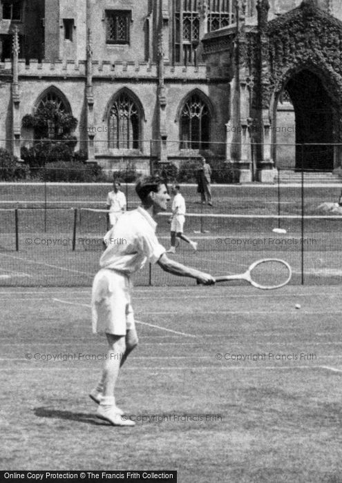 Photo of Cambridge, Playing Tennis  c.1955