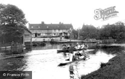 Punting By The Green Dragon Ferry 1909, Cambridge
