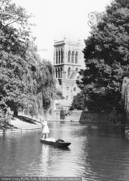 Photo of Cambridge, Punting On  The River Cam c.1960