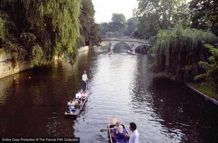 Photo of Cambridge, Punts On The River Cam c.1980
