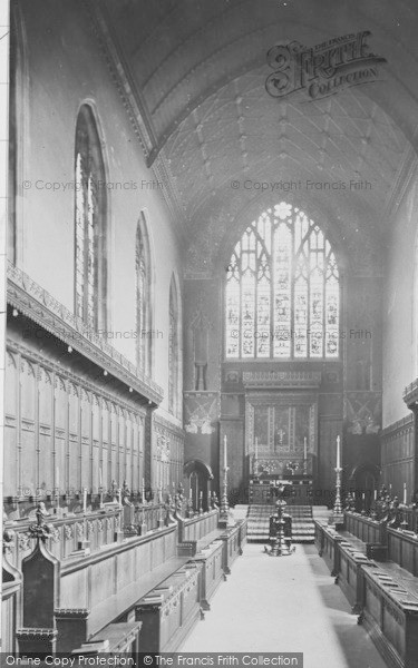 Photo of Cambridge, Queens' College Chapel 1923