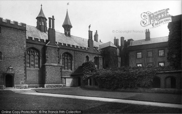 Photo of Cambridge, Queens' College, Cloister Court 1890