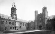 Queens' College, Old Court 1890, Cambridge