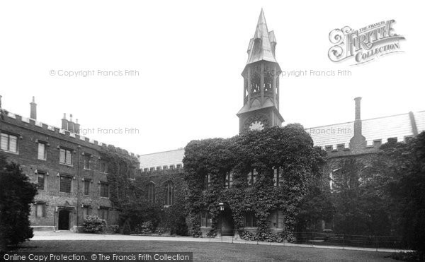 Photo of Cambridge, Queens' College, Walnut Tree Court 1890