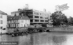 River Cam And The Mill Inn c.1965, Cambridge