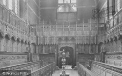 Selwyn College Chapel 1911, Cambridge