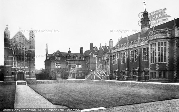 Photo of Cambridge, Selwyn College Dining Hall And Chapel 1911