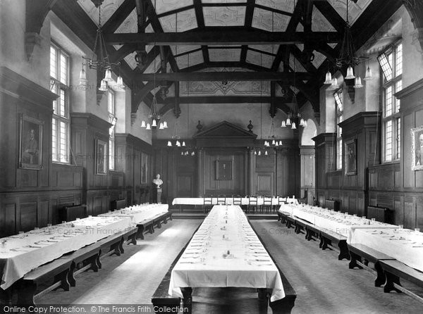 Photo of Cambridge, Selwyn Dining Hall 1925