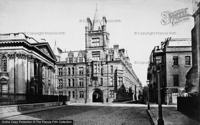 Photo of Cambridge, Senate House And Gonville & Caius College, New Buildings c.1873
