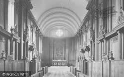 Sidney Sussex College Chapel 1923, Cambridge