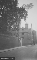 Sidney Sussex College, Cromwell's Window 1931, Cambridge