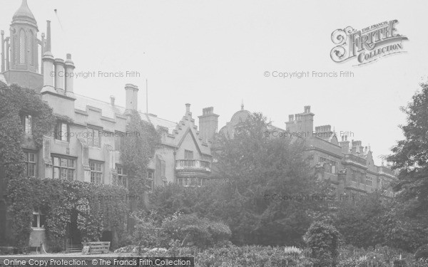 Photo of Cambridge, Sidney Sussex College From Masters' Garden 1914