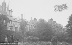 Sidney Sussex College From Masters' Garden 1914, Cambridge