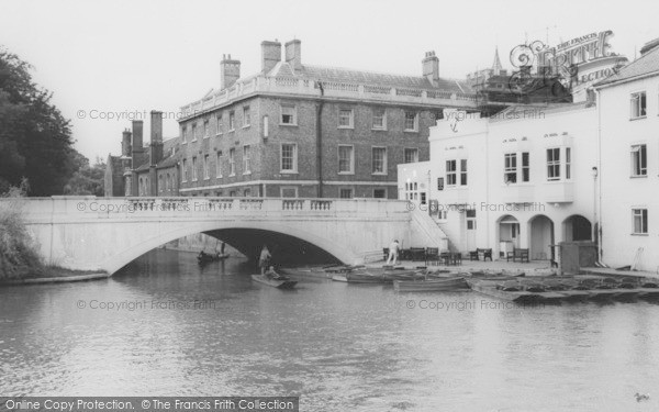 Photo of Cambridge, Silver Street Bridge c.1965
