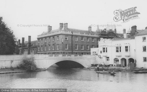 Photo of Cambridge, Silver Street Bridge c.1965