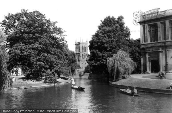 Photo of Cambridge, St John's Chapel From The River Cam c.1960