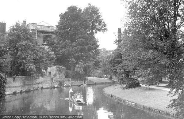Photo of Cambridge, St John's College And The River Cam c.1955