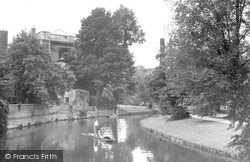 St John's College And The River Cam c.1955, Cambridge