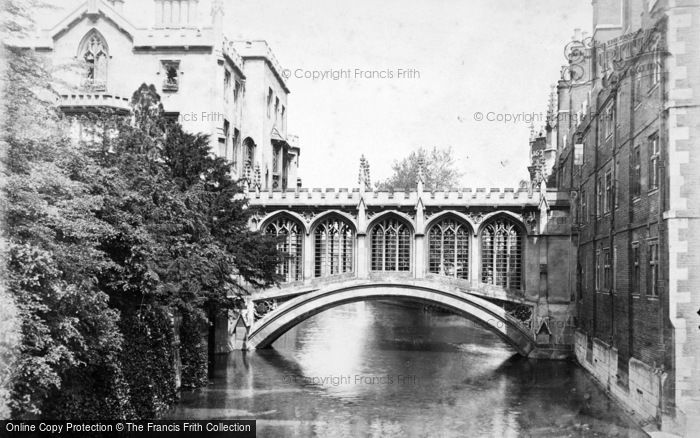 Photo of Cambridge, St John's College, Bridge Of Sighs c.1890