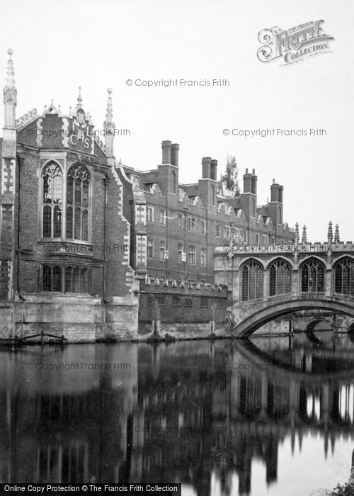 Photo of Cambridge, St John's College c.1860