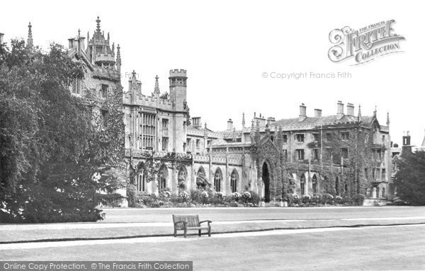 Photo of Cambridge, St John's College c.1955