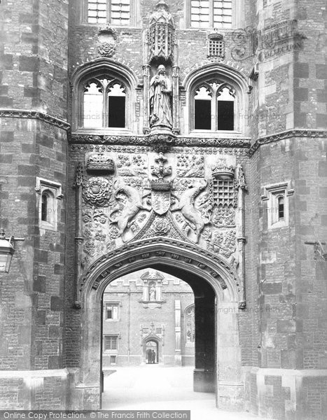 Photo of Cambridge, St John's College, Entrance Gate c.1873