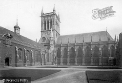 St John's College First Court 1890, Cambridge