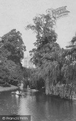 St John's College From River 1908, Cambridge