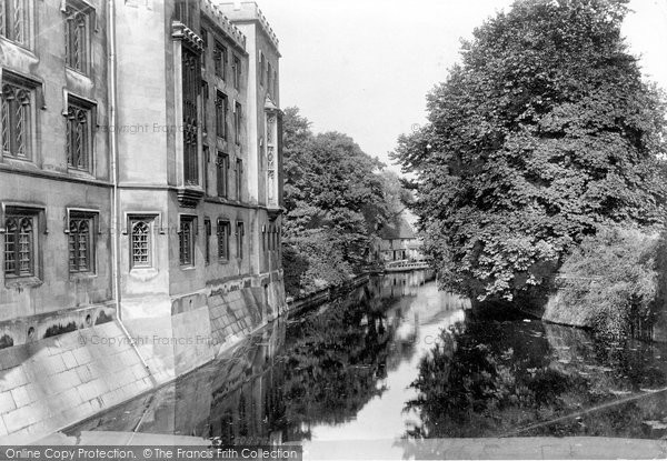 Photo of Cambridge, St John's College From The Bridge Of Sighs 1890