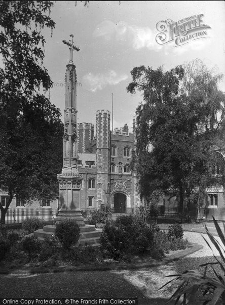 Photo of Cambridge, St John's College Gateway And All Saints Cross 1938