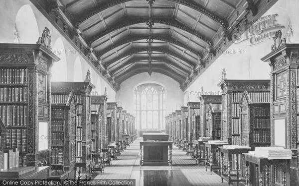Photo of Cambridge, St John's College Library 1890