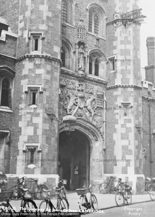 Photo of Cambridge, St John's College, The Gateway c.1955