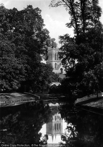 Photo of Cambridge, St John's College Tower And River Bend 1890