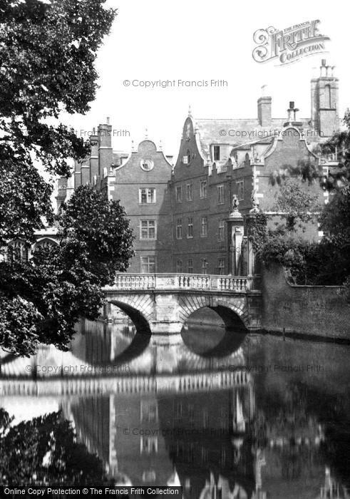 Photo of Cambridge, St John's Old Bridge 1890
