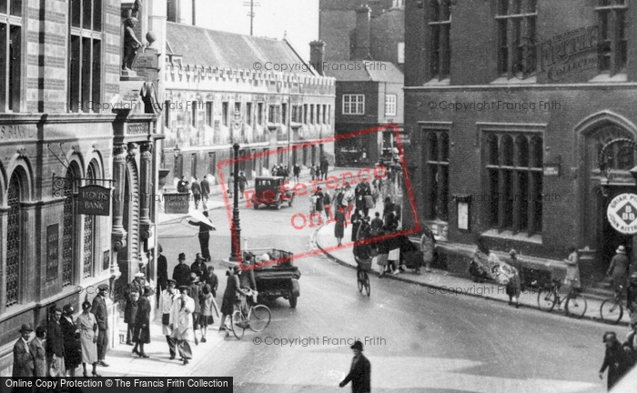 Photo of Cambridge, The Bank And Post Office 1931