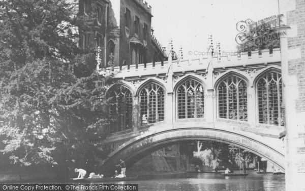 Photo of Cambridge, The Bridge Of Sighs c.1965