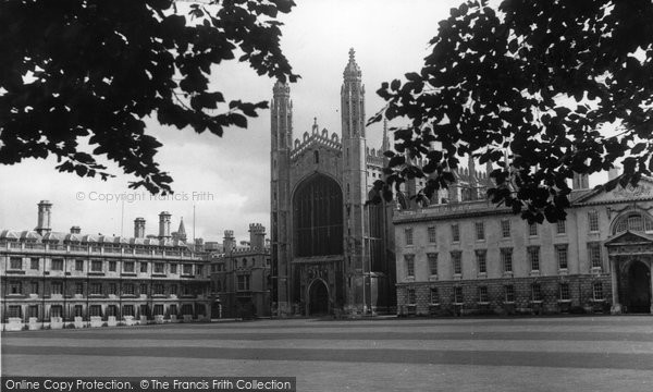 Photo of Cambridge, The Chapel King's And Clare Colleges c.1955