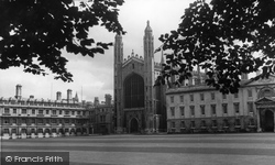 The Chapel King's And Clare Colleges c.1955, Cambridge