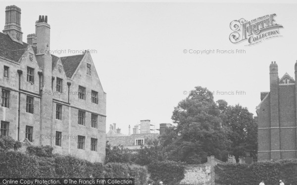 Photo of Cambridge, The Croquet Lawn, Clare College c.1955