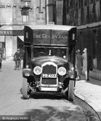 The Dolby Van, St Andrew's Street 1931, Cambridge