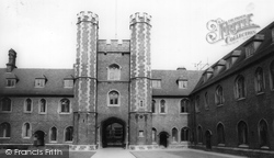 The Entrance, Queens' College c.1965, Cambridge