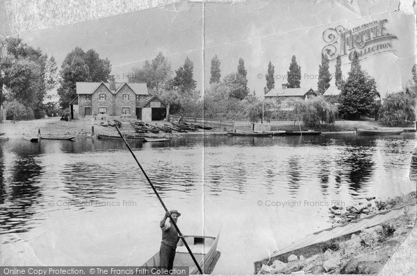 Photo of Cambridge, The Ferry And D Hackett's Boatyard c.1900